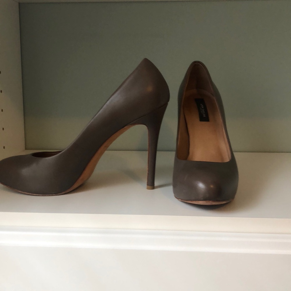 Classic grey heels